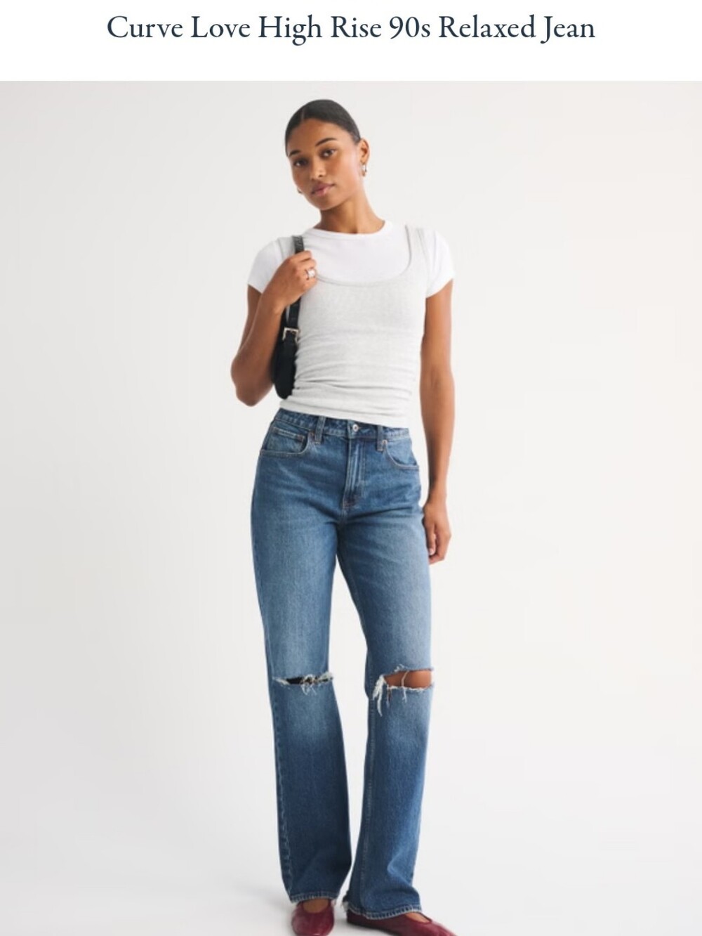 Curve Love 90's High Rise Relaxed Jean
